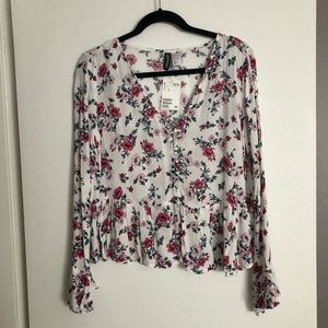 H&M floral blouse